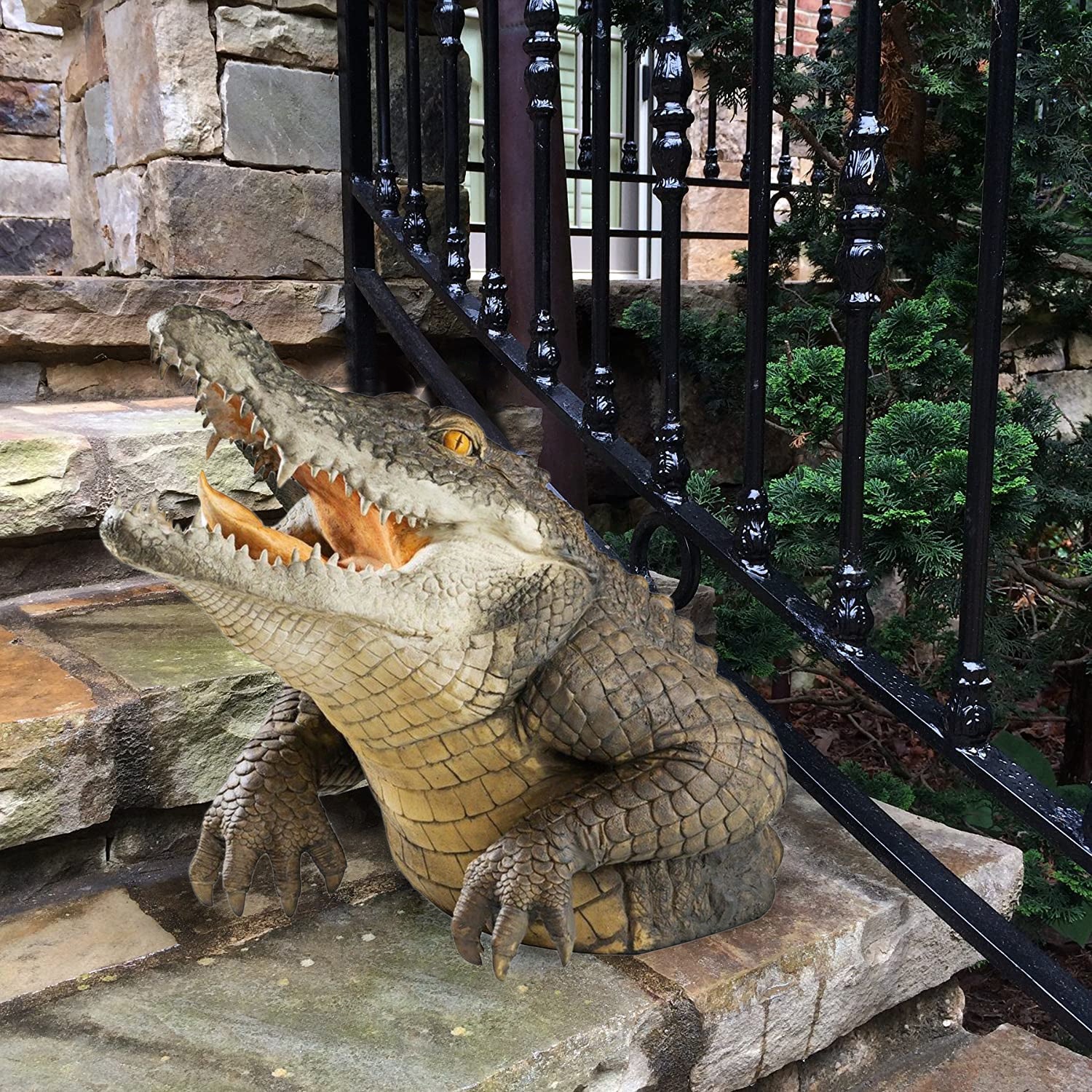 SwampStrike™ Crocodile Garden Decoration