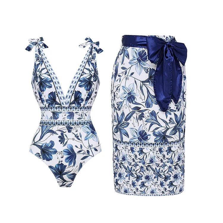 Karina™ One-Piece Swimsuit And Skirt