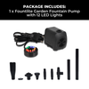 GlowFlow™ Garden Solar Fountain