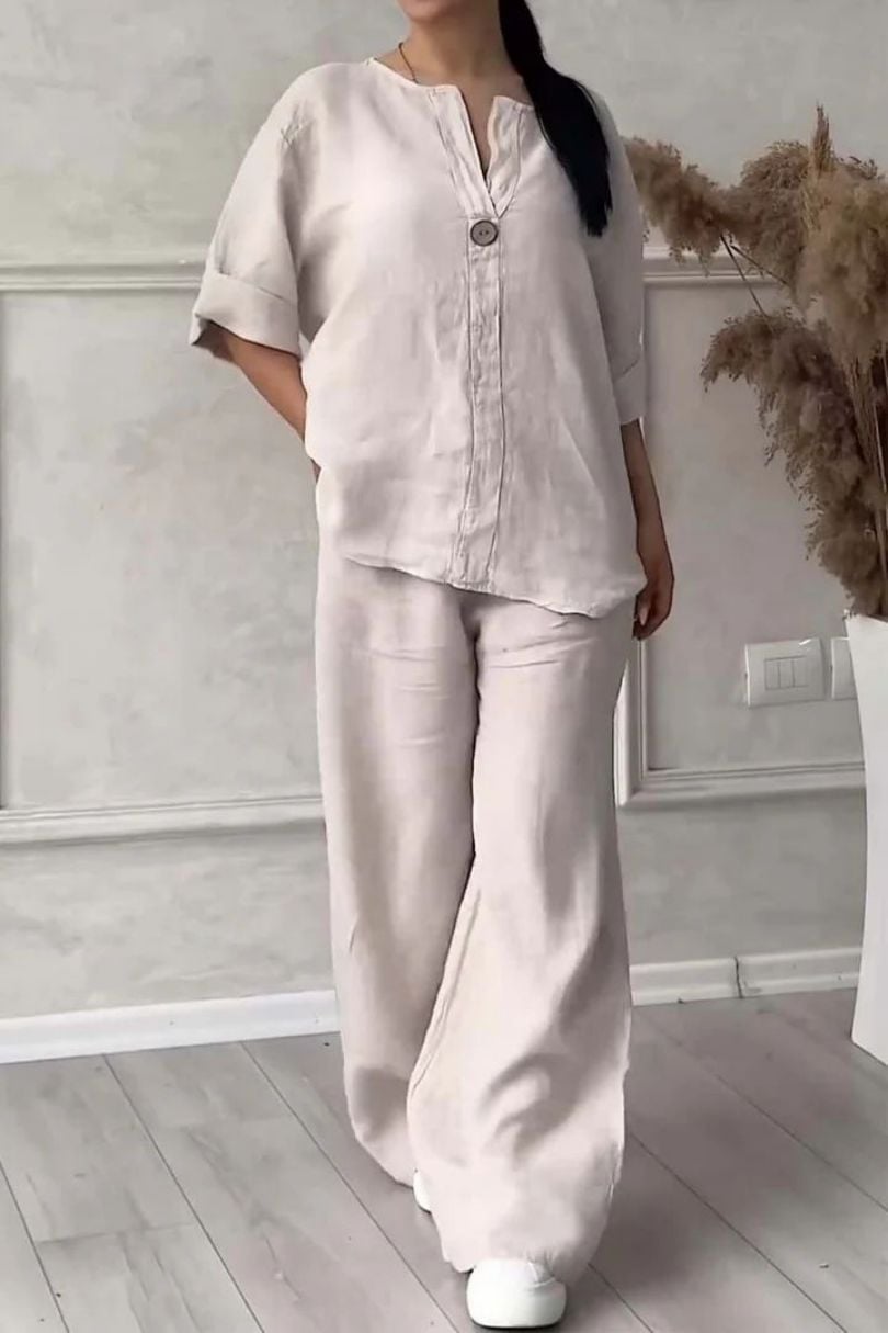 Alexa™ Linen two-piece set