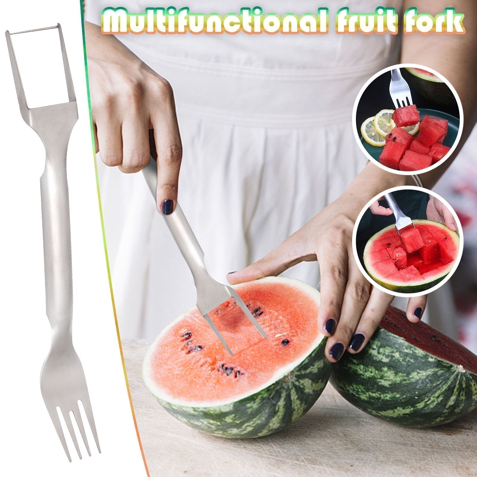 SliceMate™ 2-in-1 Fruit Slicer