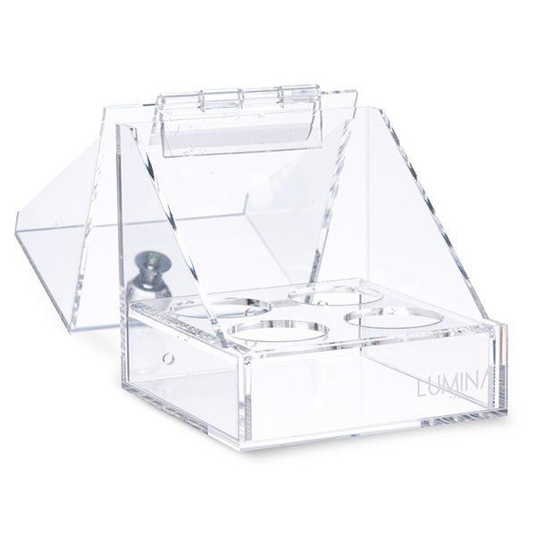 4-Slot Acrylic Beauty Sponge Organizer