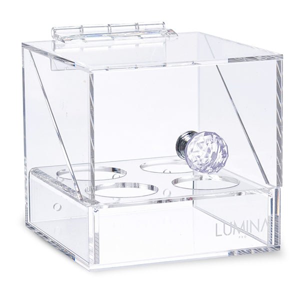 4-Slot Acrylic Beauty Sponge Organizer