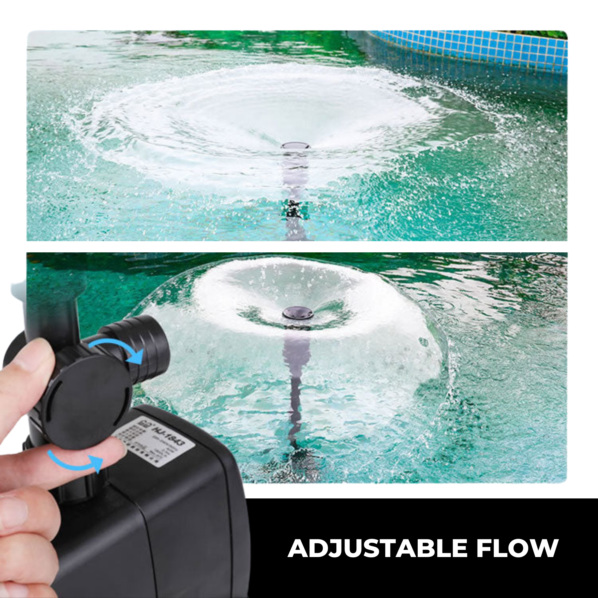 GlowFlow™ Garden Solar Fountain