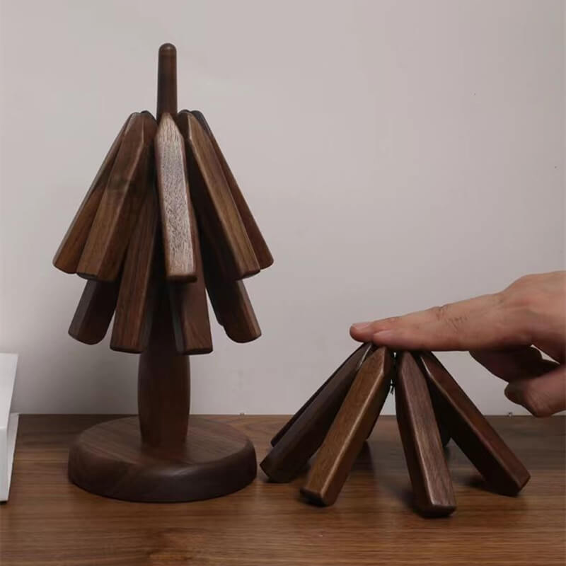 Artistic Walnut Placemat