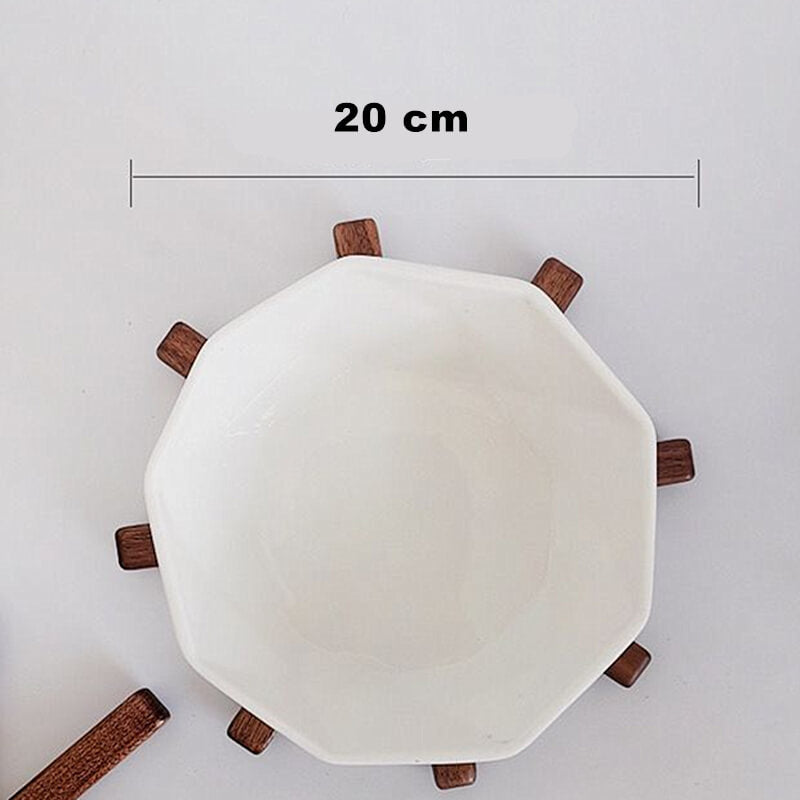 Artistic Walnut Placemat