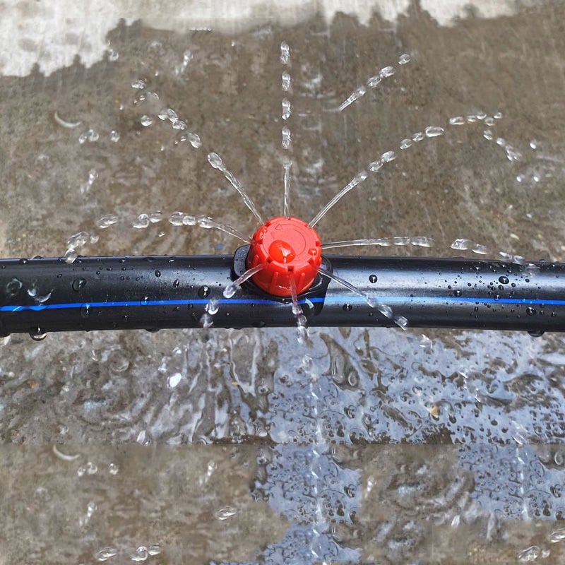 100 pieces adjustable irrigation drippers (free hole opener)