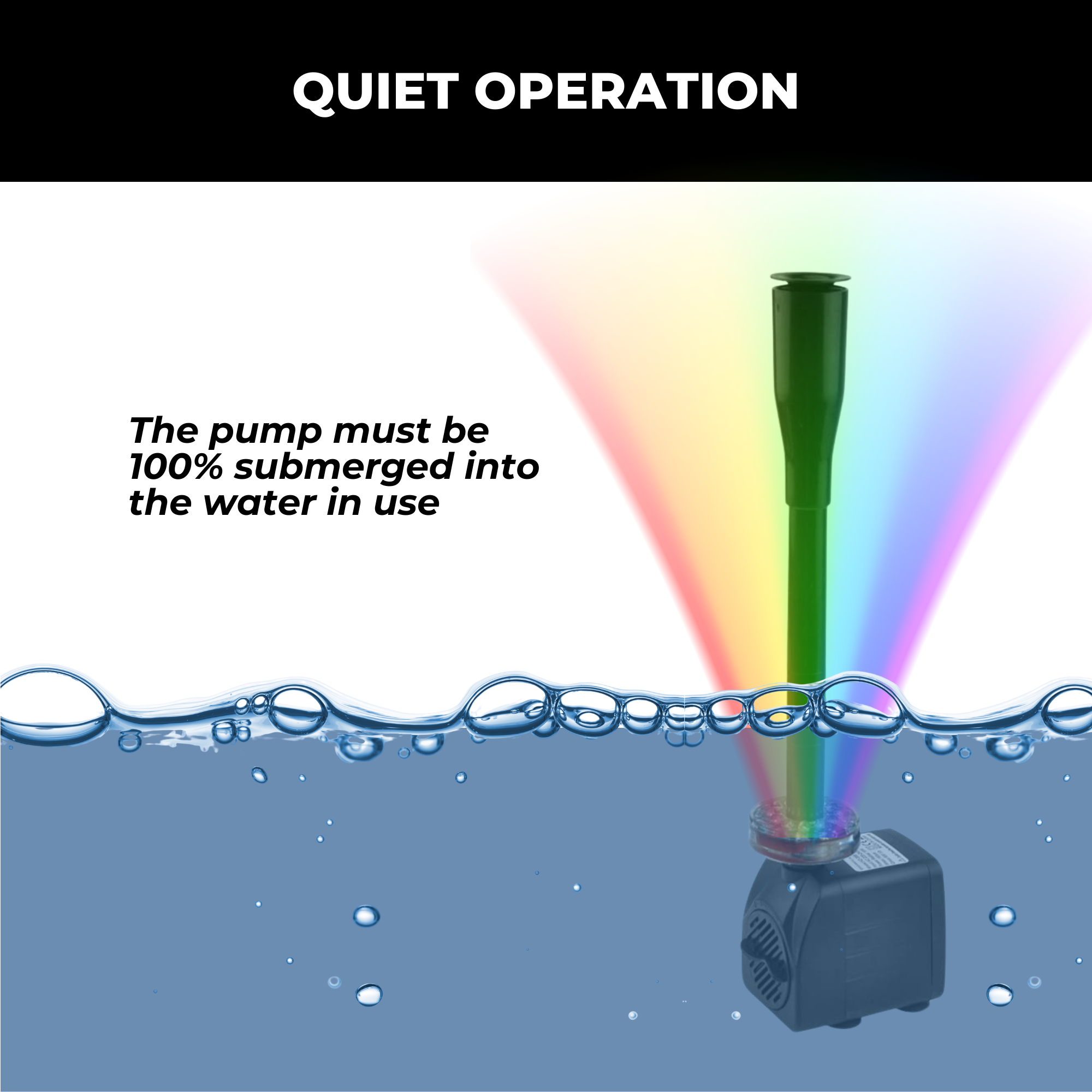 GlowFlow™ Garden Solar Fountain
