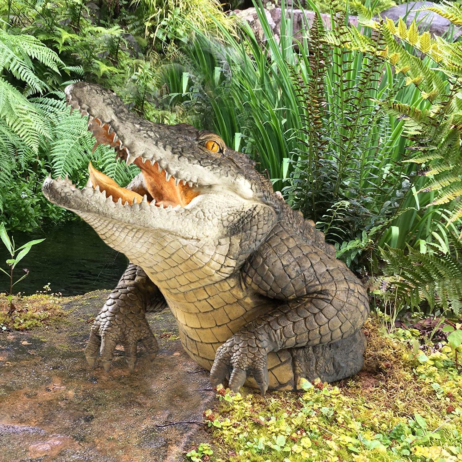 SwampStrike™ Crocodile Garden Decoration