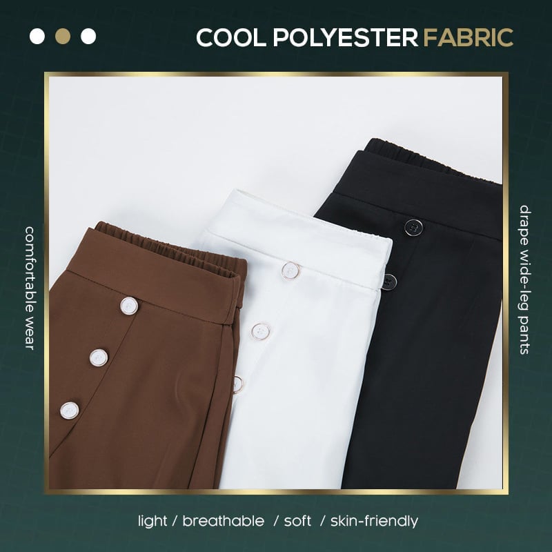 Camille™ Wide Pleated trousers - Flowy & Chic