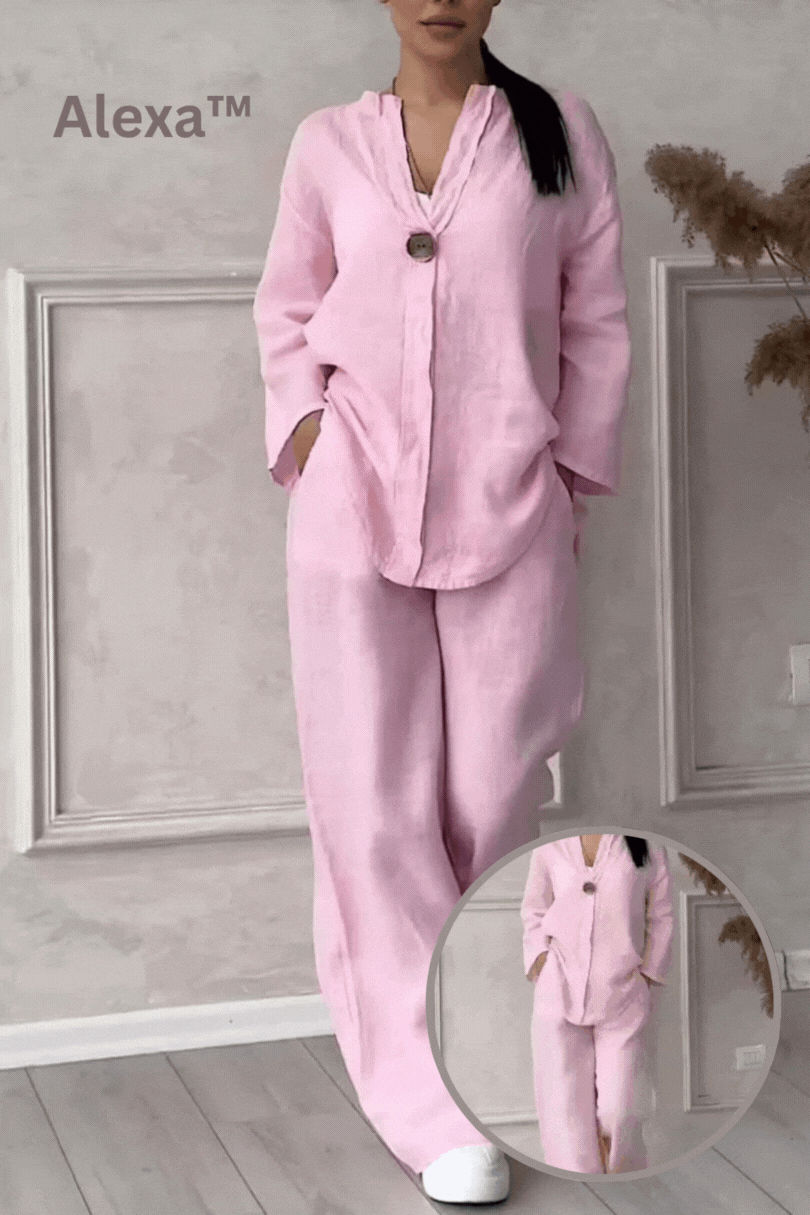 Alexa™ Linen two-piece set