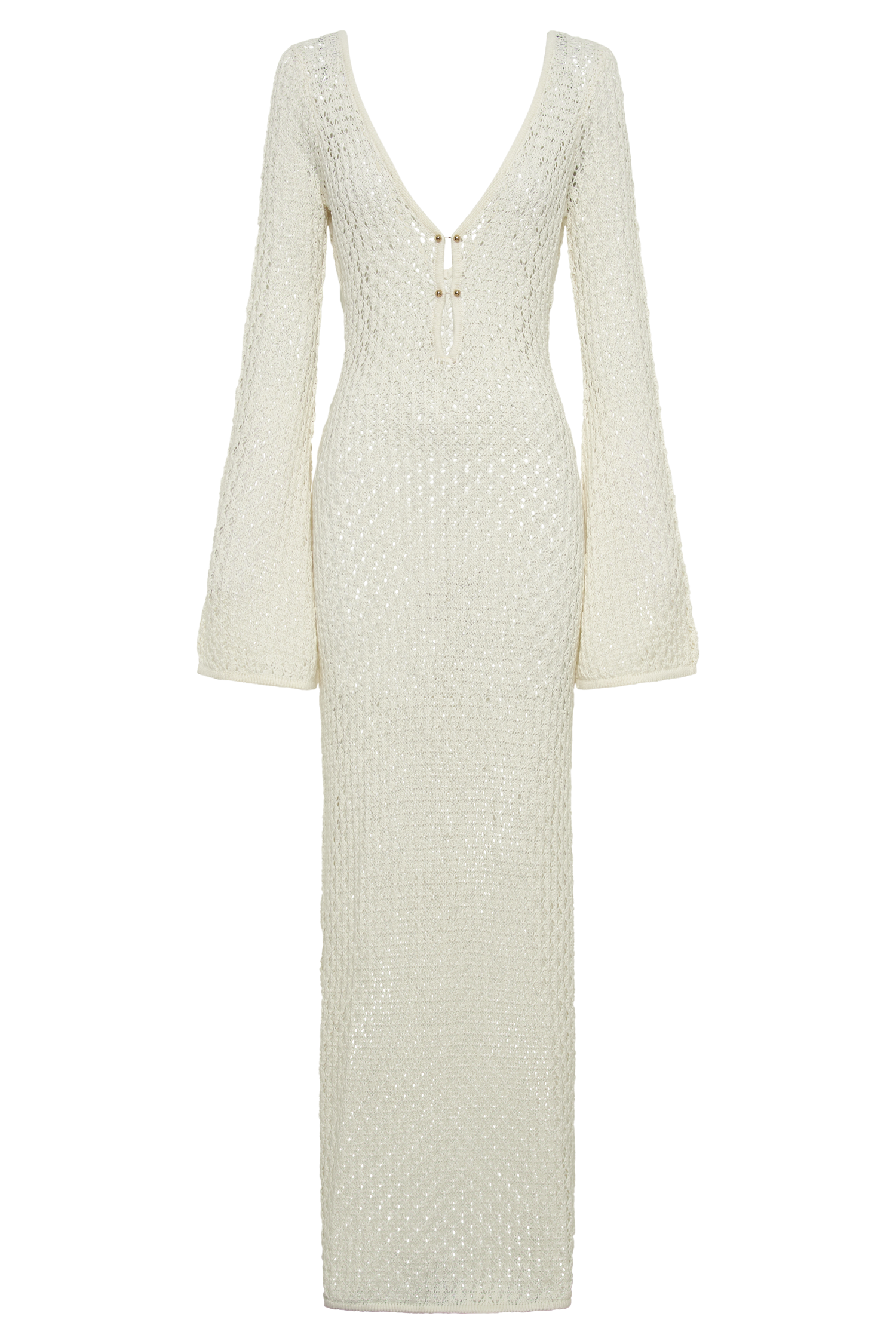 Dress with Flared Sleeves