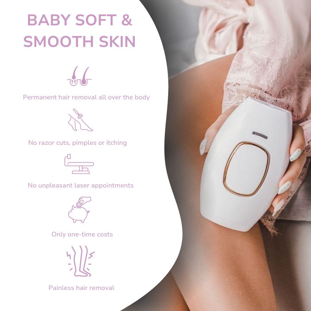 GlowSmooth™ Pain-Free Hair Removal