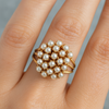 Inlaid Pearls Ring