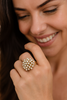 Inlaid Pearls Ring