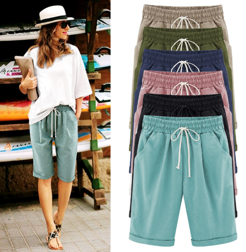 Anna™ Lose Cropped Shorts