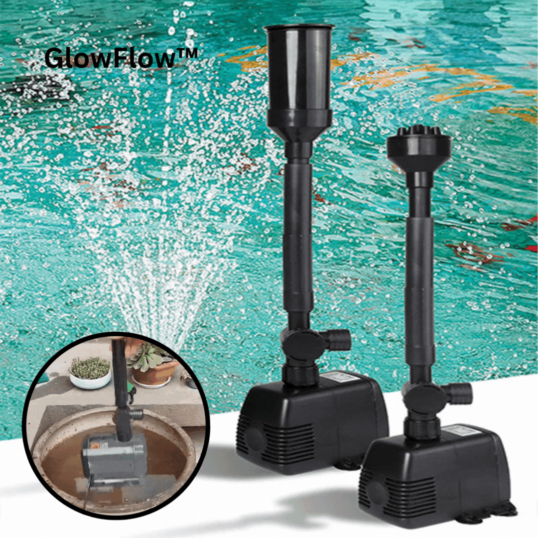 GlowFlow™ Garden Solar Fountain