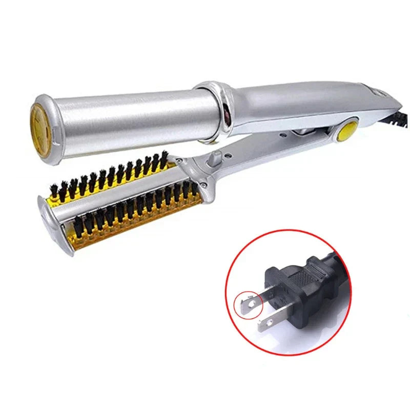 2-in-1 Professional Hair Styling Tool: Hair Straightener and Curling Iron
