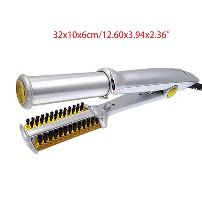 2-in-1 Professional Hair Styling Tool: Hair Straightener and Curling Iron