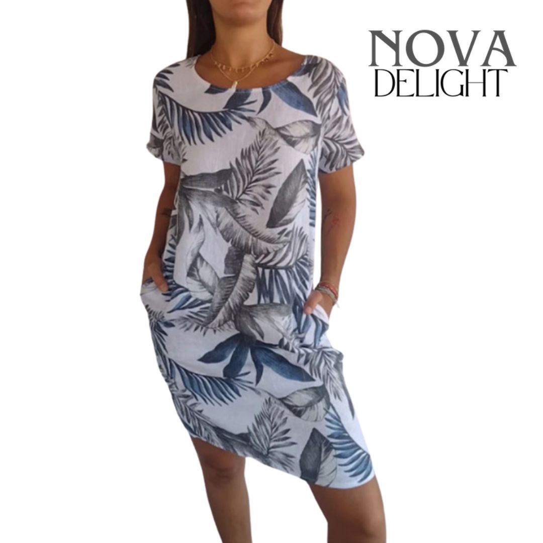 Victoria™ Botanical Print Dress