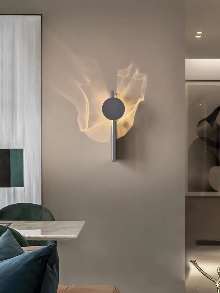 Set the Mood Effortlessly – Ripple Rotating Ambient Wall Light