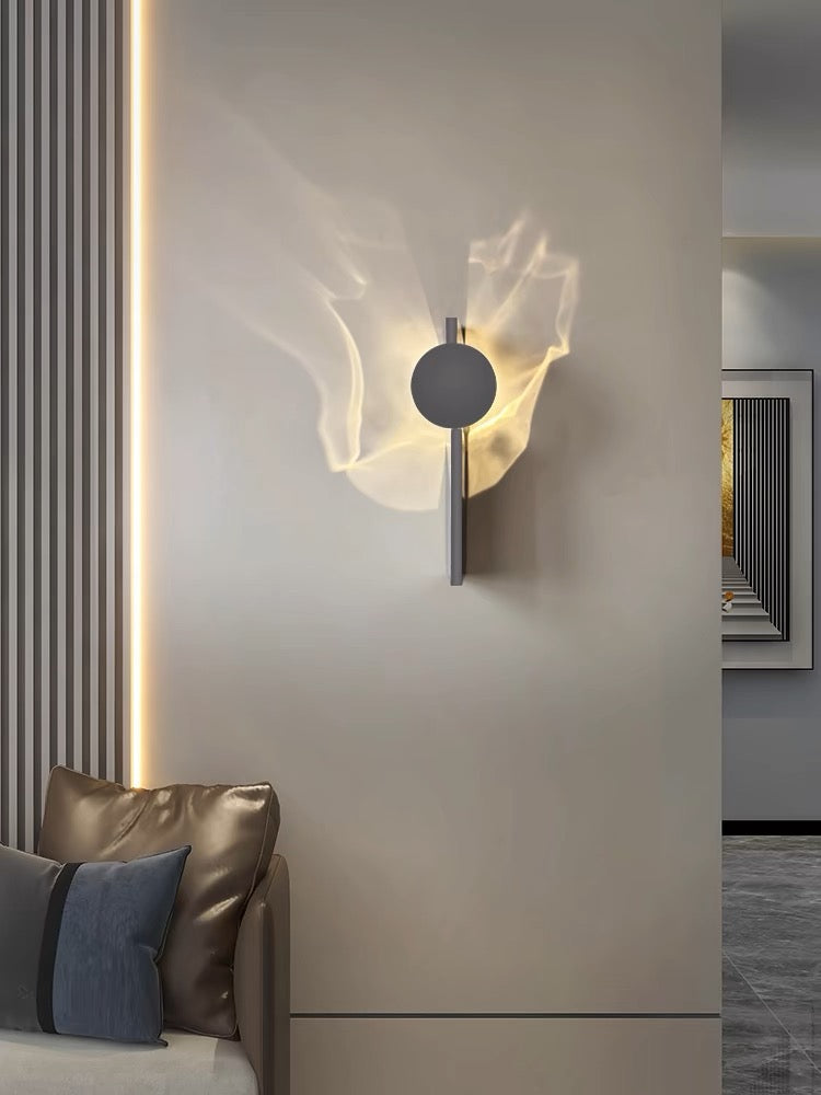 Set the Mood Effortlessly – Ripple Rotating Ambient Wall Light