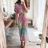 Victoria™ Satin Button-Up Dress