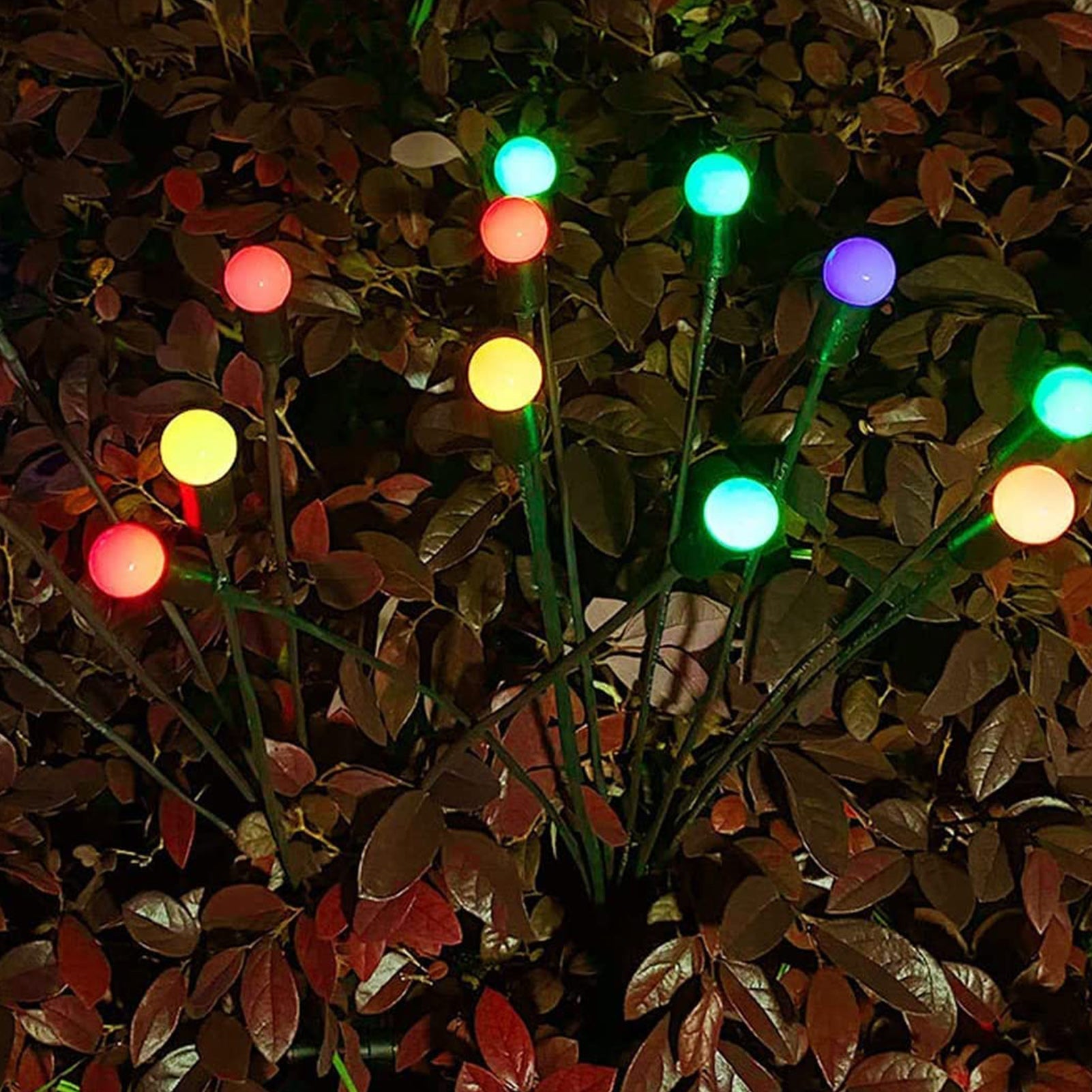 ✨ Bring Enchanting Glow Outdoors – Solar Firefly Lights