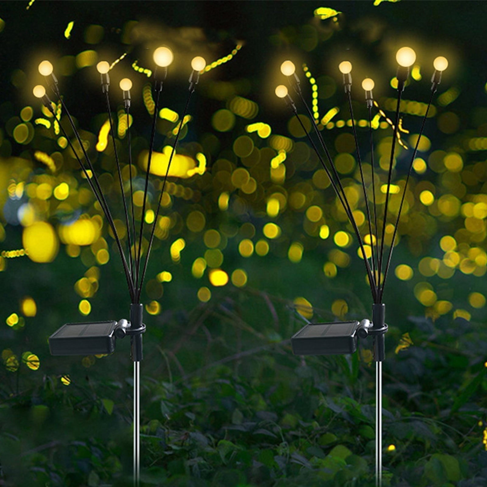 ✨ Bring Enchanting Glow Outdoors – Solar Firefly Lights