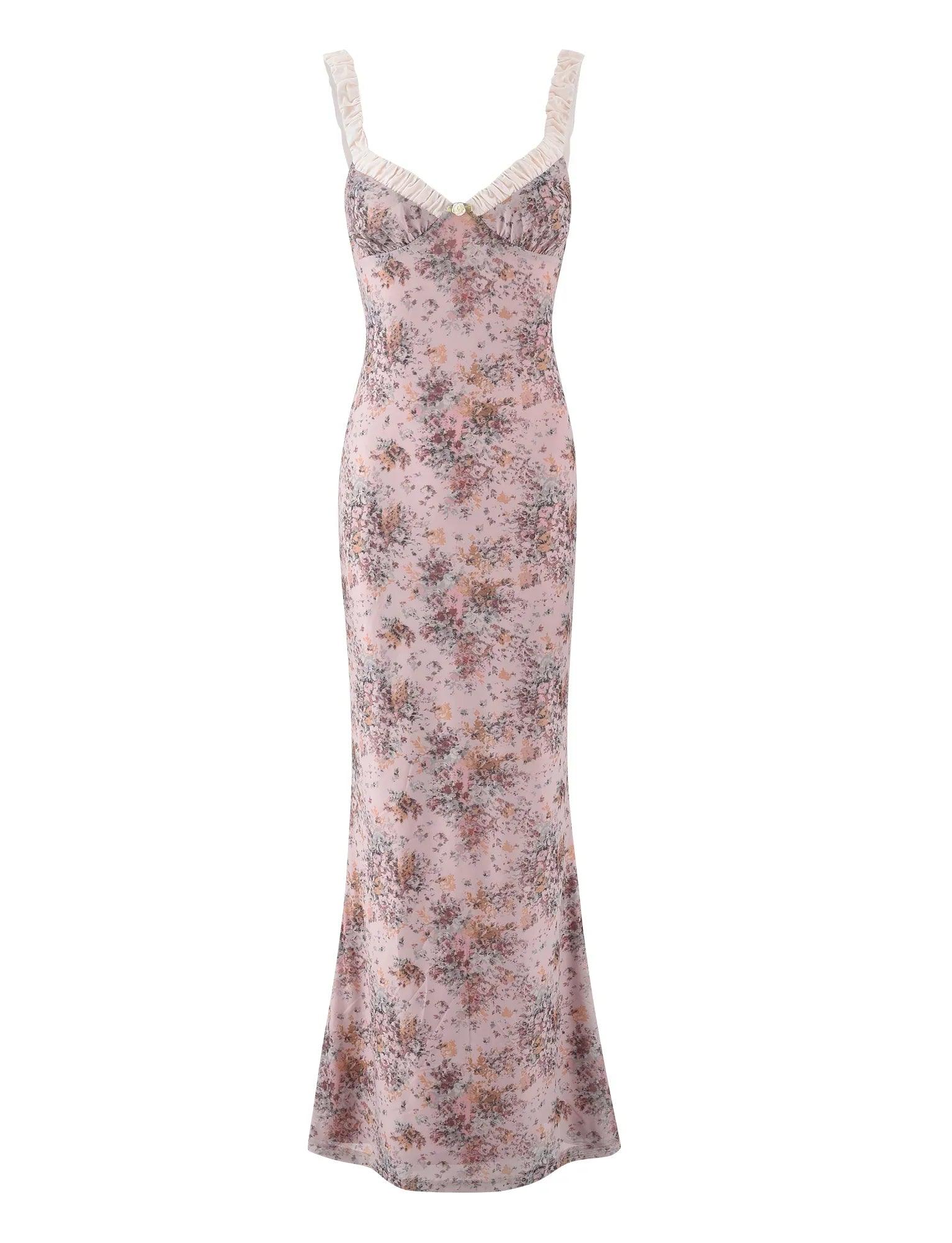 Pink Camouflage Flower Dress
