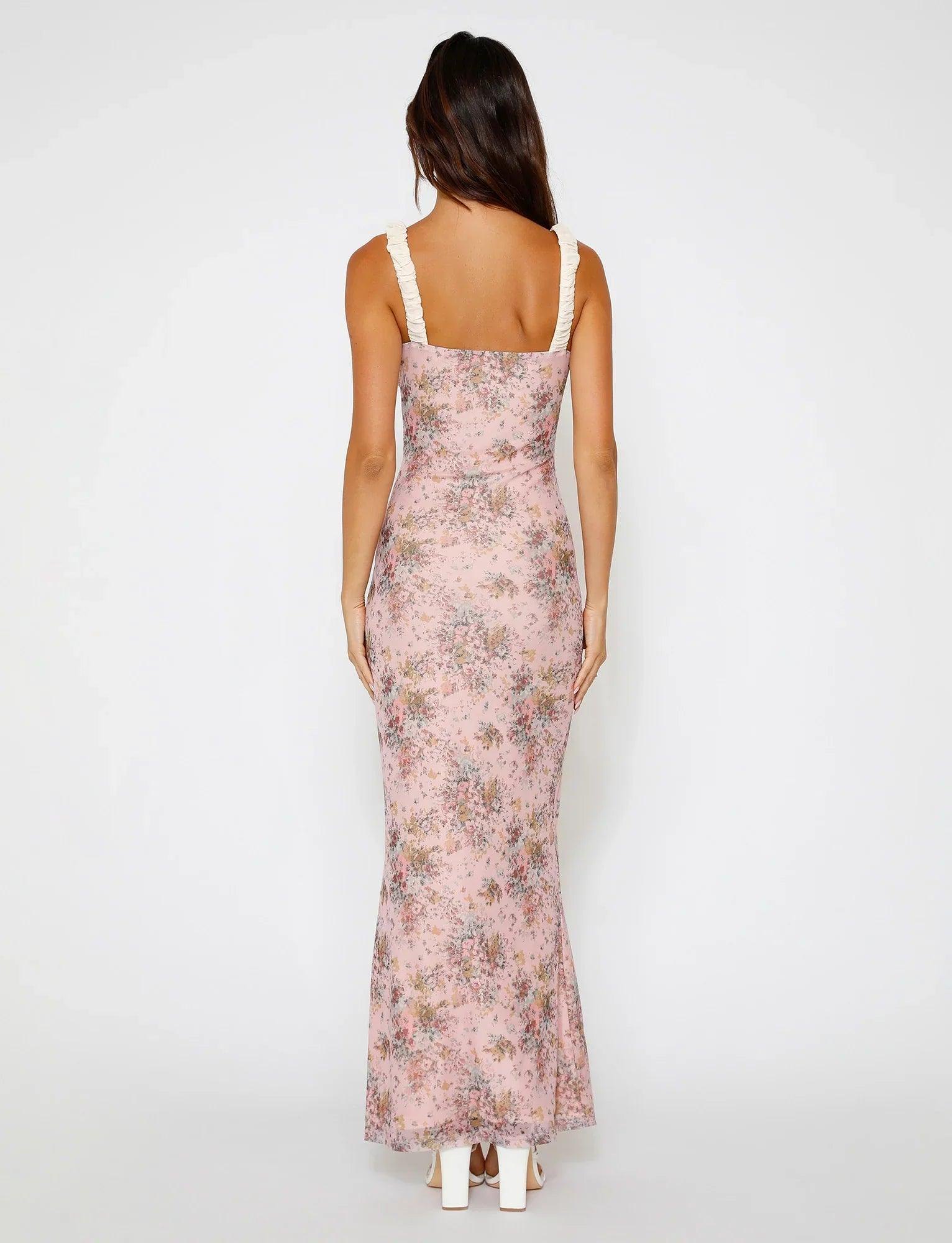 Pink Camouflage Flower Dress