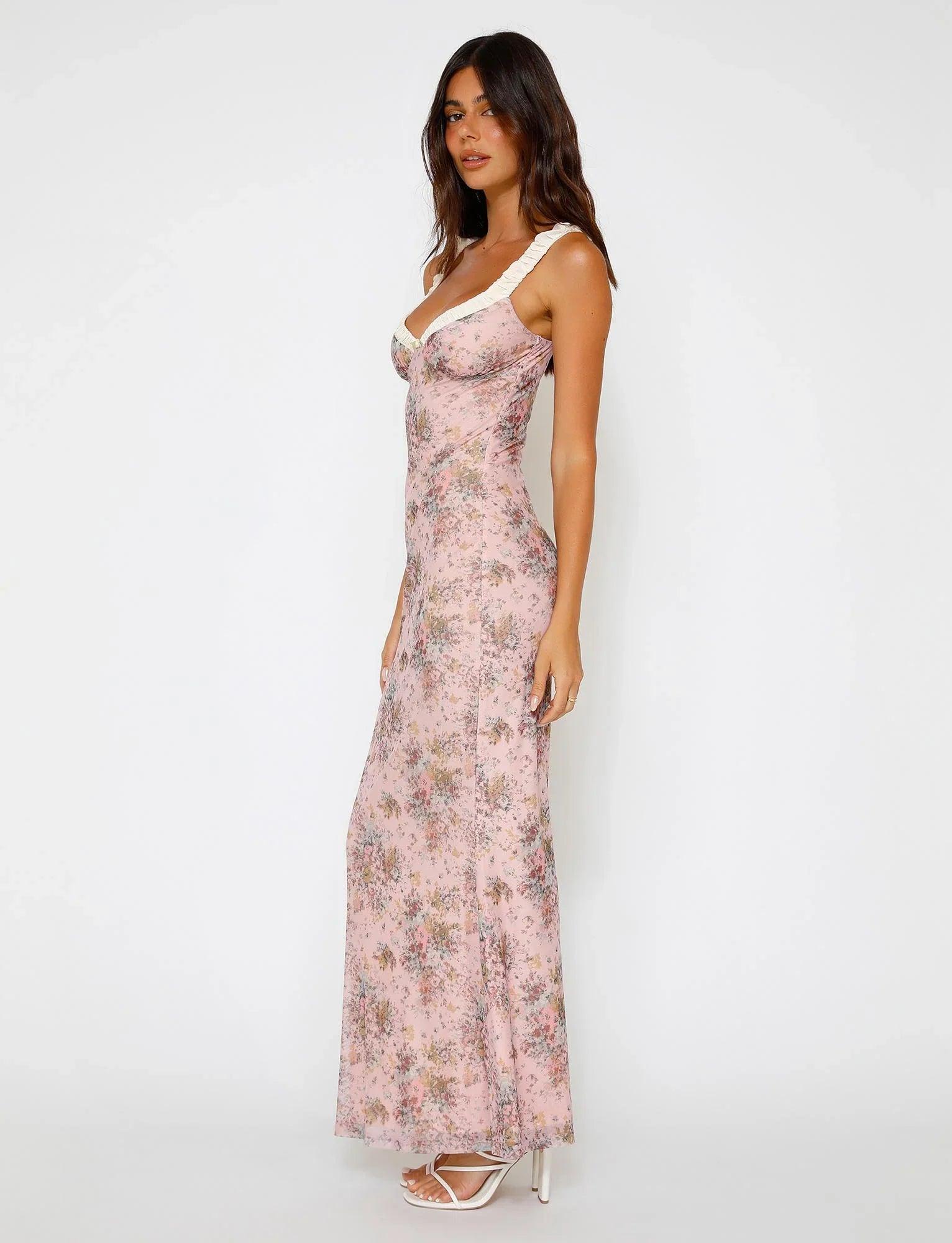 Pink Camouflage Flower Dress