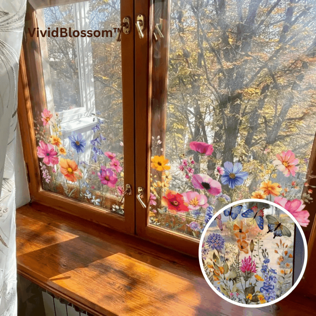 Flower Window™ Floral Window Stickers
