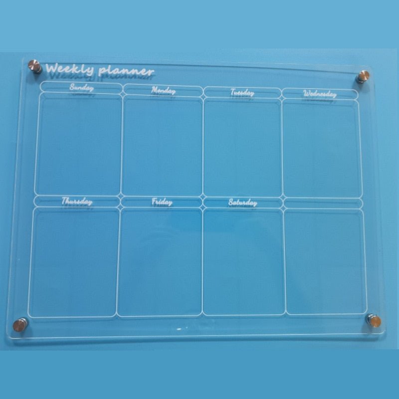 Acrylic Magnetic Fridge Calendar