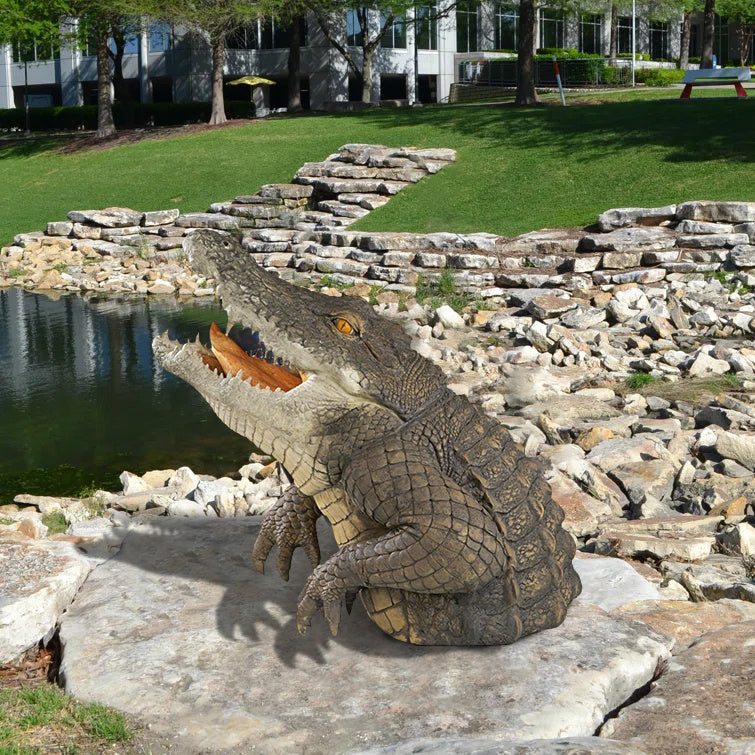 SwampStrike™ Crocodile Garden Decoration