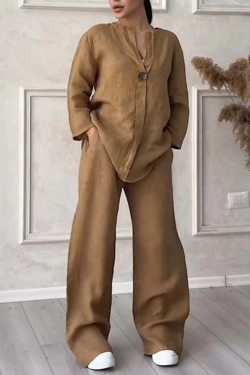 Alexa™ Linen two-piece set