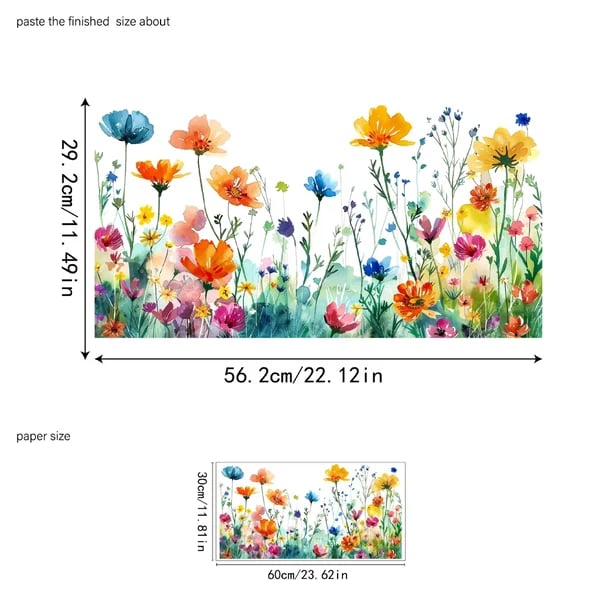 Flower Window™ Floral Window Stickers
