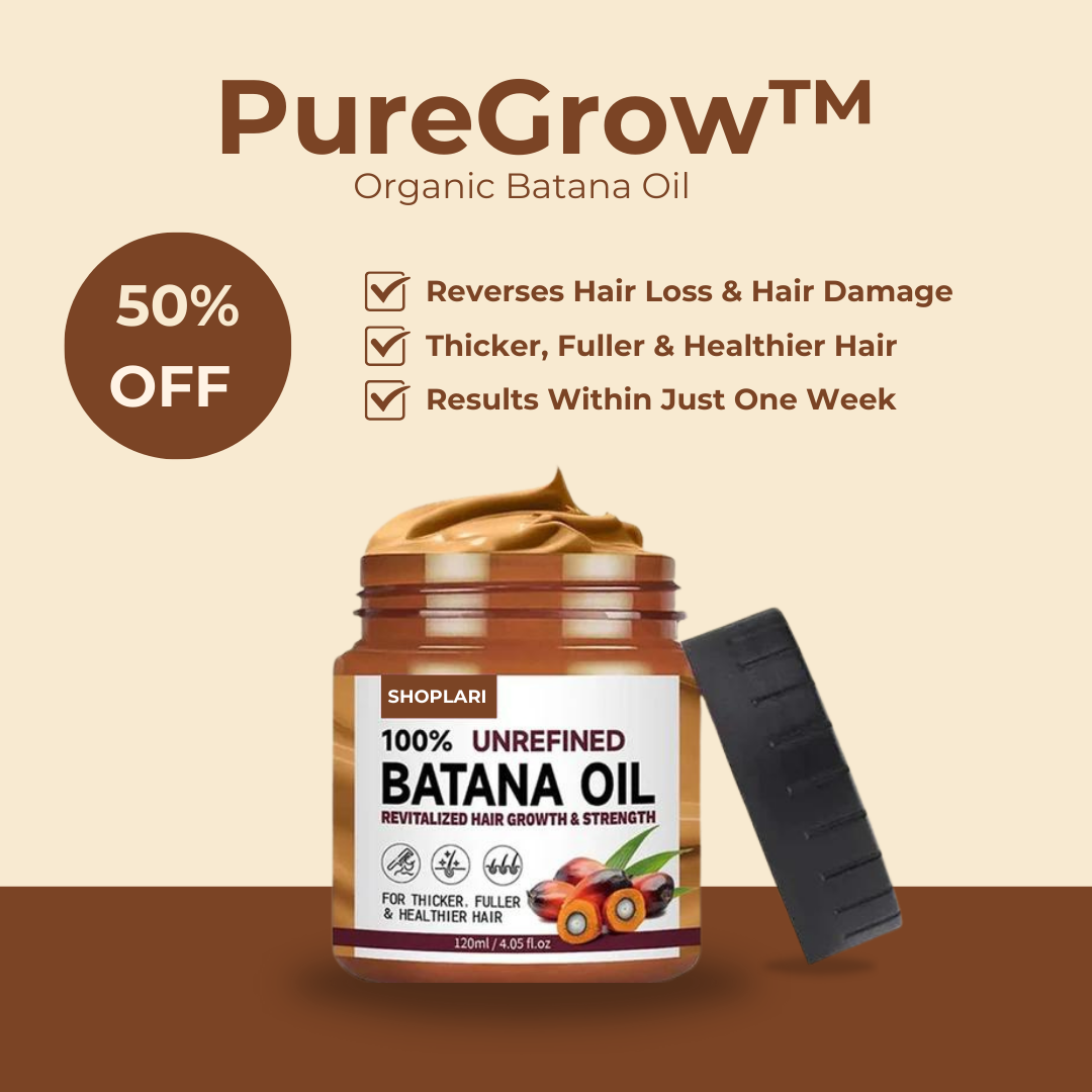 PureGrow™ Organic Batana Oil I Last Day 50% OFF🔥