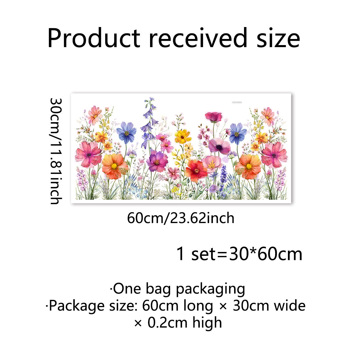 Flower Window™ Floral Window Stickers