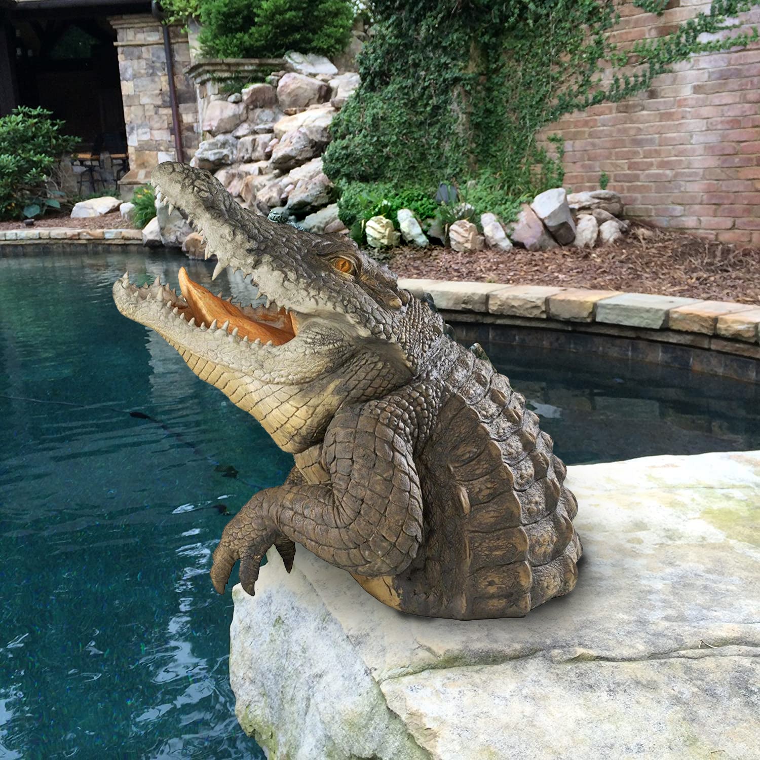 SwampStrike™ Crocodile Garden Decoration