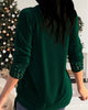 Chloe™ Long Sleeve Sequin Blouse