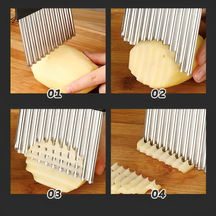 RippleCutter™  Vegetable Curved Cutter