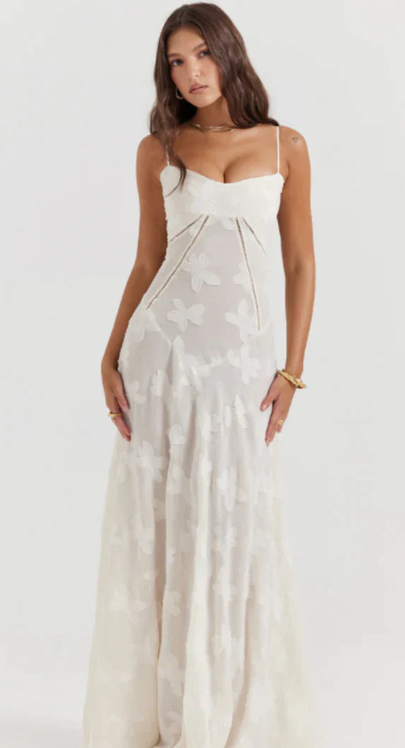 Sliken™ Viral Lace Maxi Dress