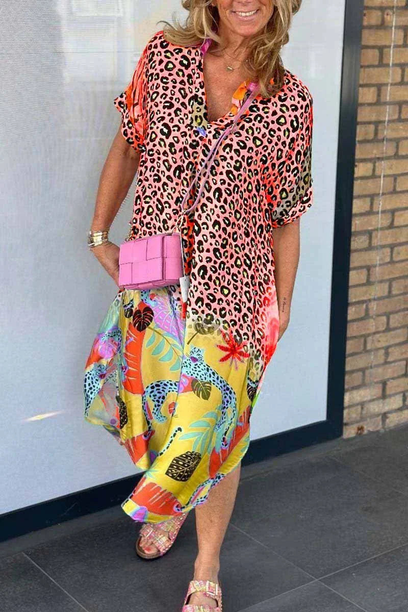 Kaitlyn™ Summer Leopard Dress