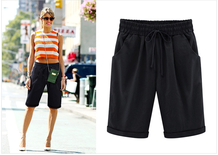 Anna™ Lose Cropped Shorts