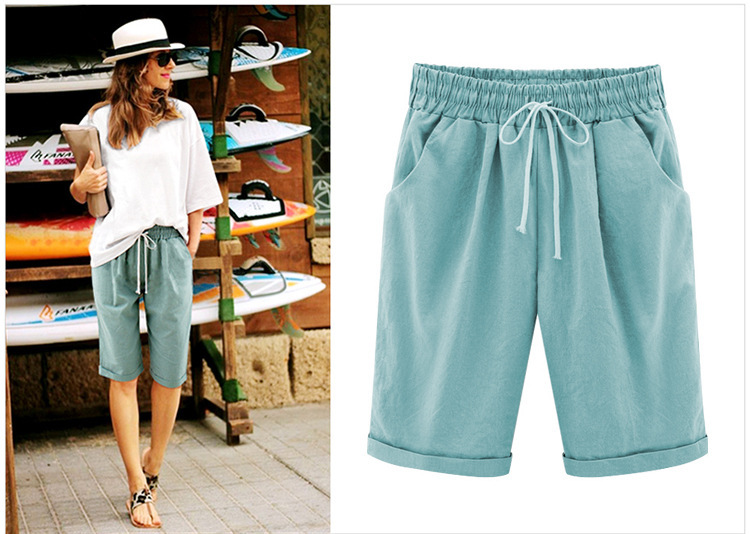 Anna™ Lose Cropped Shorts