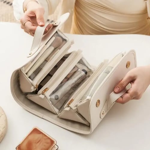 GlamKeeper™ Travel-Ready Makeup Organizer