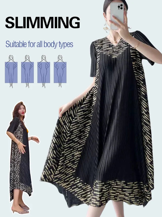 Anna™ Vintage Pleated Dress