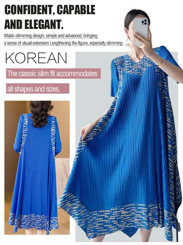 Anna™ Vintage Pleated Dress