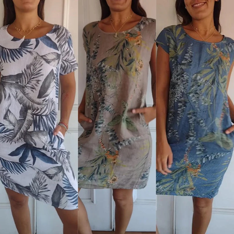 Victoria™ Botanical Print Dress